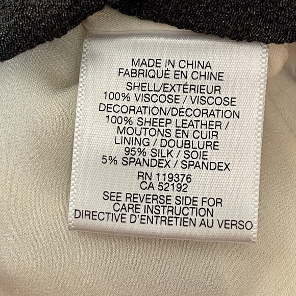 Helmut Lang asymmetrical mini skirt with sheep leather trim - Picture 6 of 8